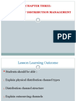 Chapter 3 Channels of Distribution Management