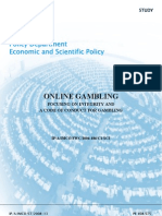 Online Gambling: Policy Department Economic and Scientific Policy