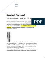 Surgical Protocol: For Tidal Spiral Implant Systems Tsi