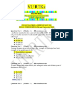  MGT 201 Financial Management