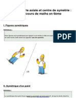 Leçon 8 Symetrie-Axiale-Et-Centre-De-Symetrie-Cours-De-Maths-En-6eme - Copie