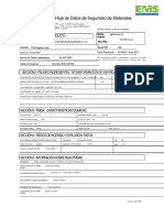 MSDS Barracuda 10K Español