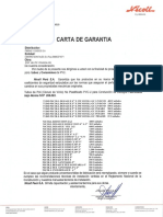 Certificado de Garantia Desague