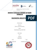 Práctica # 2 - Diseño y Seleccion de Herrramientas