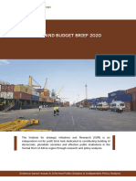 Budget Brief 2020 Final - Somaliland