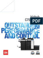 Bizhub C754 C654 Brochure