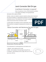 Reinforced Branch Connection Set-On Type