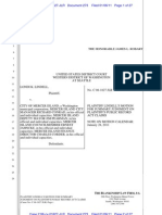 #273 - Pl's Motion For Summary Judgment On Pl's Public Record Act Claims