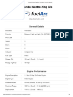 Hyundai Santro Xing Gls - User Manual