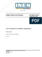 Nte - Inen - 184 2013 ATUN Y BONITO EN CONSEERVA - REQUISITOS