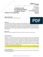 ALAN STOLEROFF - 2013 - Employment Relations and Unions in Public Administration in Portugal PDF