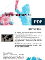 Estatuto Formal y Mixto Exposicion