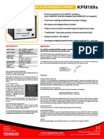 KPM169x: Bipolar Insulation Guard For Live Non-Grounded DC Networks