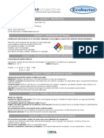 Hoja de Seguridad Ecobacter WP PDF