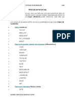 Tipos de Restricciones o Constraints en SQL Server