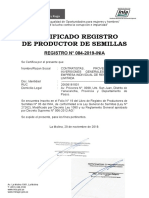 Registro de Productor de Semillas