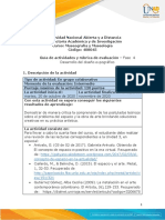 Guía de Actividades y Rúbrica de Evaluación - Unidad 3 - Fase 4 - Desarrollo Del Diseño Expográfico