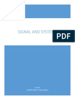 Signal and Systems: Ab Vaqar (COMPANY NAME) (Company Address)