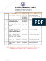 The Institution of Engineers (India) : Membership Department