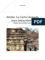 Atisha La Carta Llamada Una Joya Inmacul