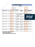 Duct Construction Schedule & References PDF