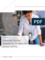 Massively Parallel Sequencing Solutions For Human Identity: Sample To Insight