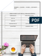 Assignment of Visual Programming: Govrnment College Women University Faisalabad