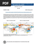 Fao Global Information and Early Warning System On Food and Agriculture (Giews)