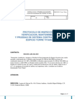 Protocolo de Inspección, Mantenimiento y Pruebas en SCI-Rev 01