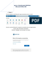 Configurar A Autenticação Multifator Microsoft Office 365 - Manual