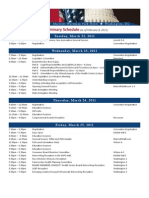 NACHC 2011 Policy and Issues Schedule at A Glance