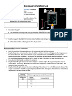 Gas Laws Simulation Lab