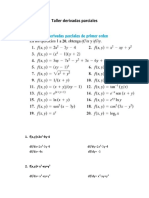 Taller Derivadas Parciales