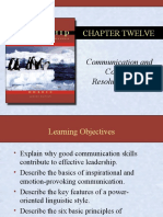 Chapter Twelve: Communication and Conflict Resolution Skills