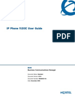 IP Phone 1120E User Guide: Business Communications Manager