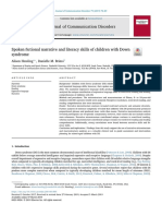 Spoken Fictional Narrative and Literacy Skills of Children With Down Syndrome (Hessling y Brimo 2019)