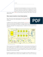 Sine Wave Inverter - Circuit Diagram With Full Explanation