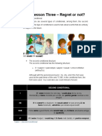 3.2.1. Lesson Three - Regret or Not?: Second Conditional I