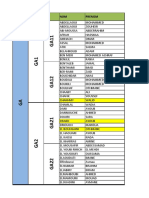 Liste - Groupes - Etudiants (V 13 - 11)