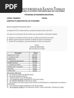 Ejercicio Proforma - Finanzas