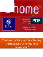 @home: - Khushboo Goel From: IIPM (Mumbai) Customer Research