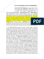 Acto Autentico de Determinación de Herederos