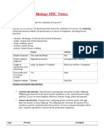 Biology HSC Notes:: Sexual Asexual