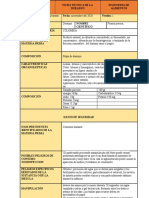 Ficha Tecnica de La Durazno