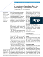 Abbas Et Al. - 2013 - Posterior Reversible Encephalopathy Syndrome After Bevacizumab Therapy in A Normotensive Patient