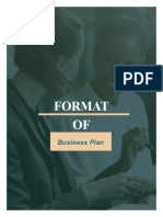 Business Plan Format