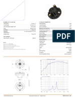 1" - 60 W - 110 DB - 8 Ohm: Nominal Specifications Technical Parameters