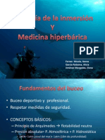 Grup 4 - Fisiología de La Inmersión y Medicina Hiperbárica