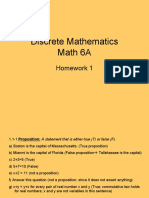 Discrete Mathematics Math 6A: Homework 1