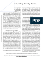 Moore, D (2018) Ear & Hearing Editorial - Auditory Processing Disorder